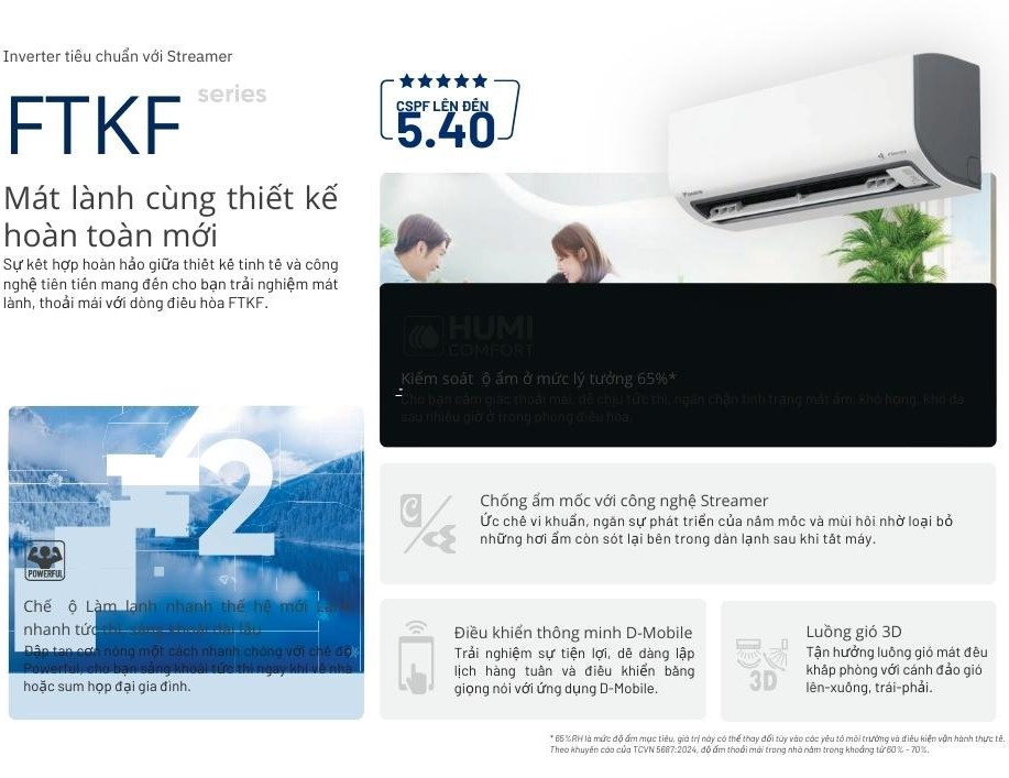 Sở Hữu Máy Lạnh Treo Tường Daikin Inverter – Mát Nhanh, Tiết Kiệm Điện Tối Đa